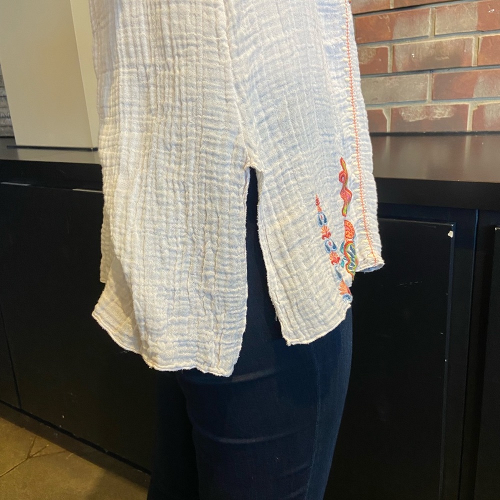 Johnny Was Tamia Boho Drape Top - Picture 5 of 6